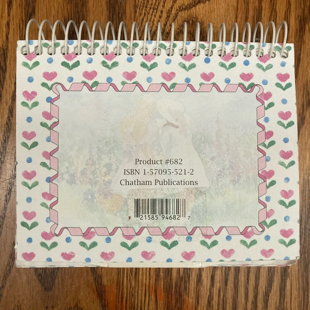 🌷👯‍♀️🗓️👯‍♀️🌷Sisters Spiral Perpetual Calendar - VINTAGE 1994 -Great Condition
